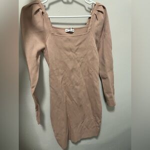 Express fitted knit dress NWT